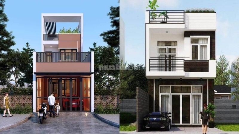 Nhà 1 trệt 1 lầu 5x15 chữ I với thiết kế gọn gàng