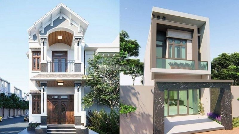 Mẫu nhà 1 trệt 1 lầu 5x20 