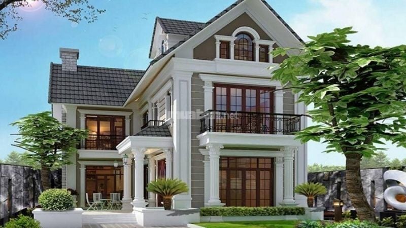 Thiết kế nhà 2 tầng 4 phòng ngủ rộng rãi và tiện nghi