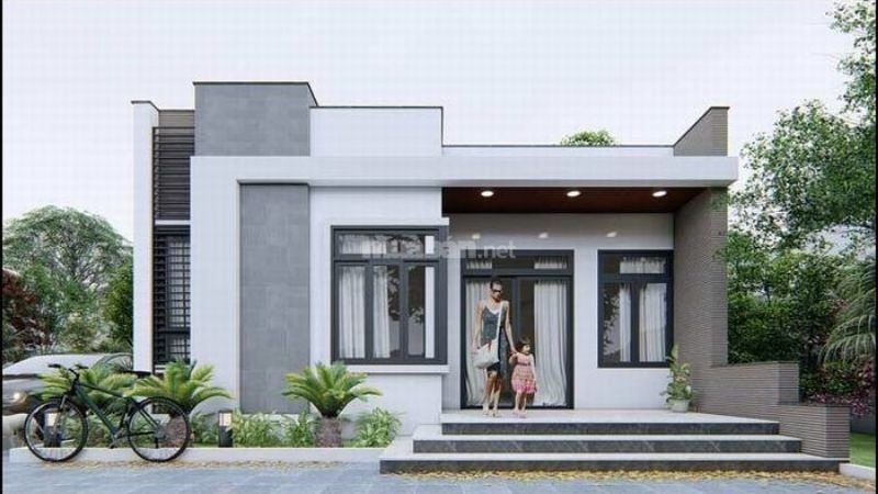 Thiết kế nhà 1 tầng 100m² sang trọng, tiện nghi