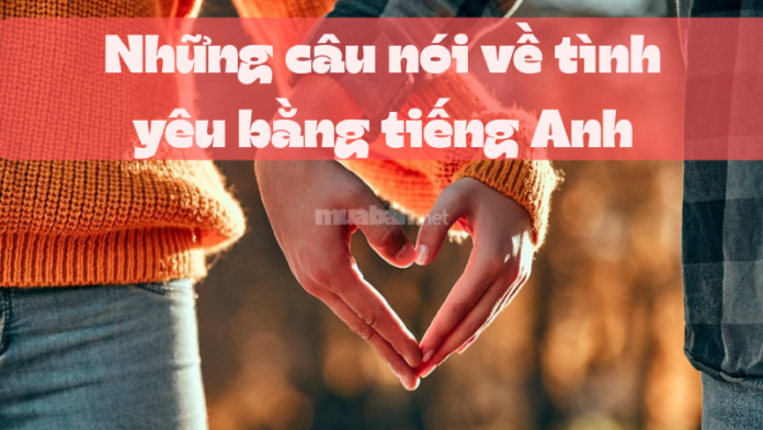 Những câu nói về tình yêu bằng tiếng Anh hay, ý nghĩa năm 2025