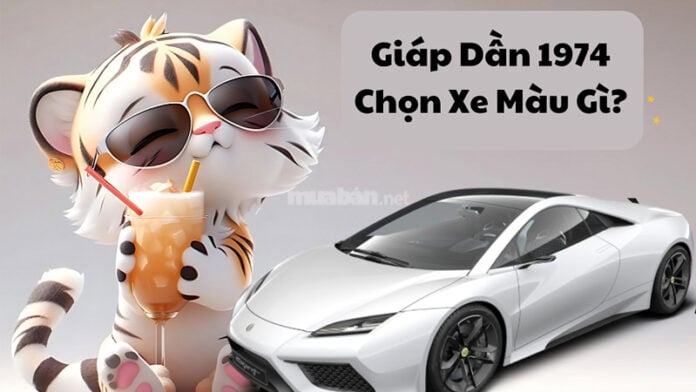 Tuổi Giáp Dần 1974 hợp xe màu gì?