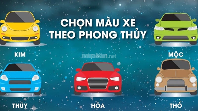 Ý nghĩa của việc chọn màu xe hợp mệnh