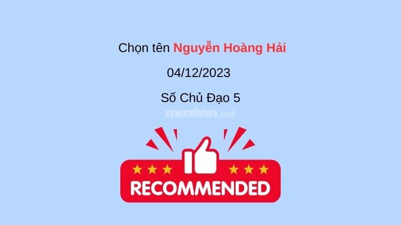 Chọn tên phù hợp nhất