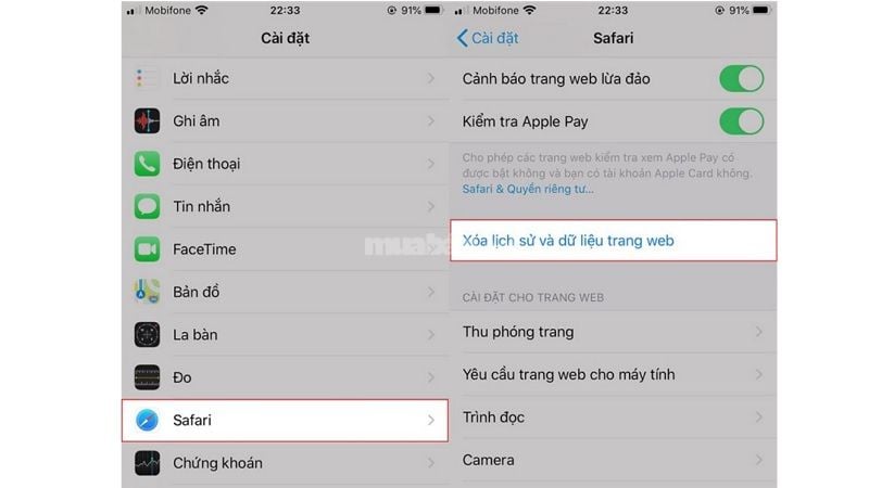 Xóa bộ nhớ cache để giải phóng dung lượng để điện thoại chạy nhanh