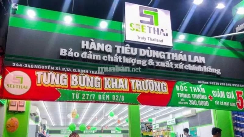 thiên đường mua sắm Thái Lan giữa lòng Sài Gòn - SeeThai