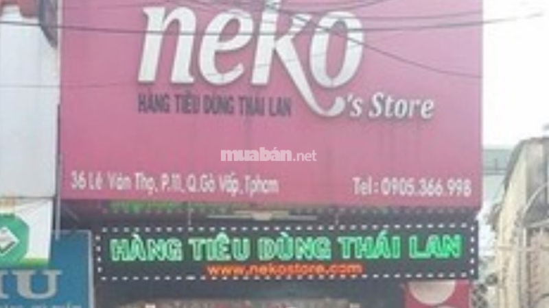 Neko Store là cửa hàng chuyên bán hàng tiêu dùng Thái Lan