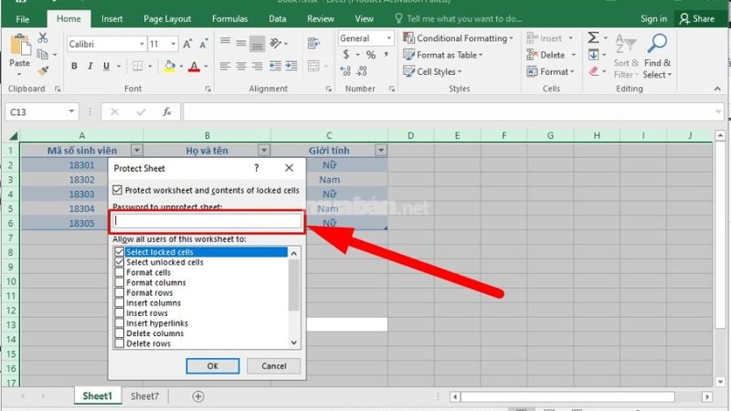 Cách khóa ô trong Excel cực đơn giản