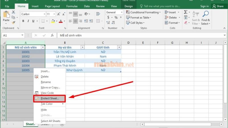 Cách khóa ô trong Excel cực đơn giản