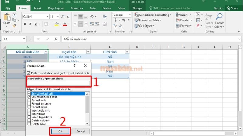 Cách khóa ô trong Excel cực đơn giản