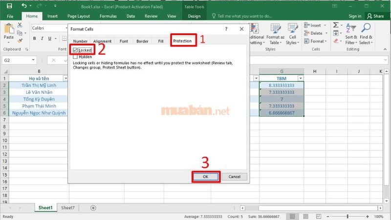 Cách khóa ô trong Excel cực đơn giản