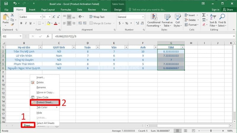 Cách khóa ô trong Excel cực đơn giản