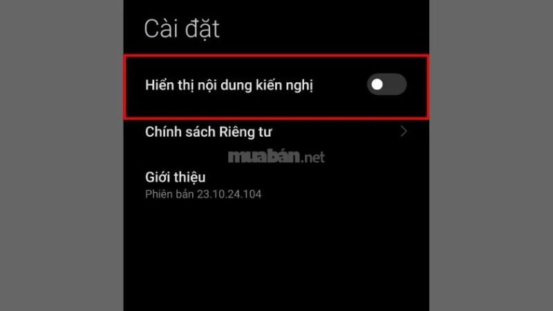 Chặn quảng cáo trên điện thoại Xiaomi trong ứng dụng Tải xuống