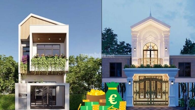 Mẫu nhà 1 trệt 1 lầu 5×15 giá bao nhiêu? TOP 7 mẫu nhà được ưa chuộng nhất