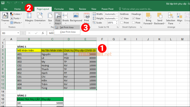 Cách Chọn Vùng In Trong Excel 2025 Chính Xác Và Dễ Hiểu cách chọn vùng in trong excel