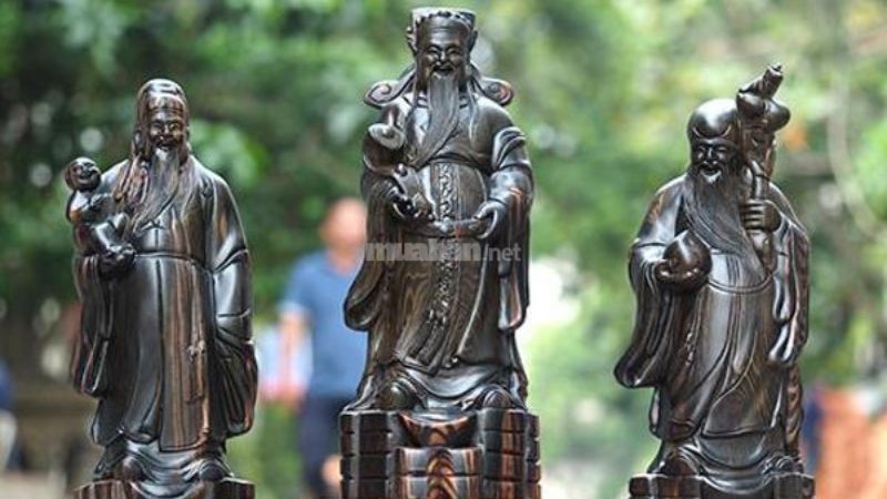 Vị trí đặt tượng Phúc Lộc Thọ tốt nhất mang lại may mắn cho gia chủ Đặt 2 bên cửa chính