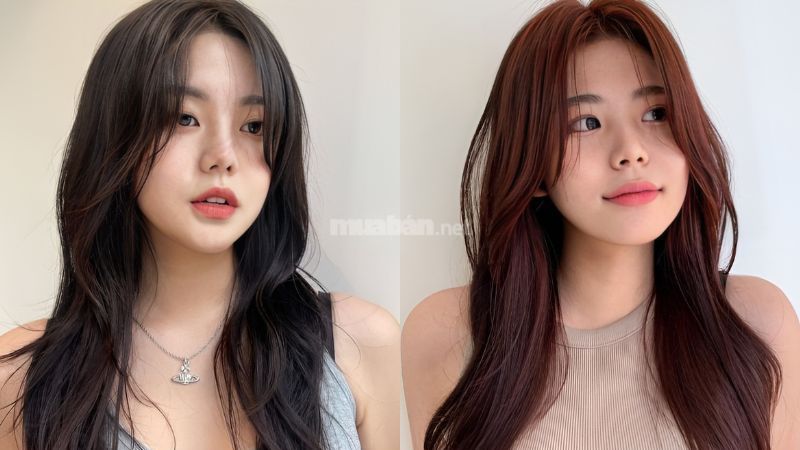 Khuôn mặt tròn: Ý nghĩa tướng số và phong cách phù hợp Tóc mái so le chạm lông mày dành cho nữ có khuôn mặt tròn