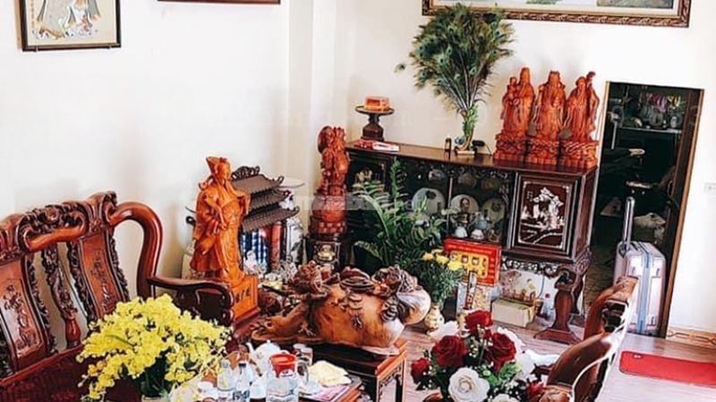 Vị trí đặt tượng Phúc Lộc Thọ tốt nhất mang lại may mắn cho gia chủ Đặt tượng trong phòng khách