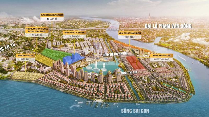 Khu đô Thị Vạn Phúc ở đâu? Quy mô và vị trí cụ thể của dự án Tổng quan về dự án khu đô thị Vạn Phúc.