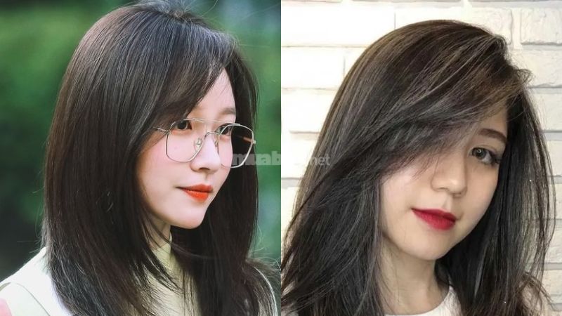 Khuôn mặt tròn: Ý nghĩa tướng số và phong cách phù hợp Mái xéo ngắn cho nữ mặt tròn