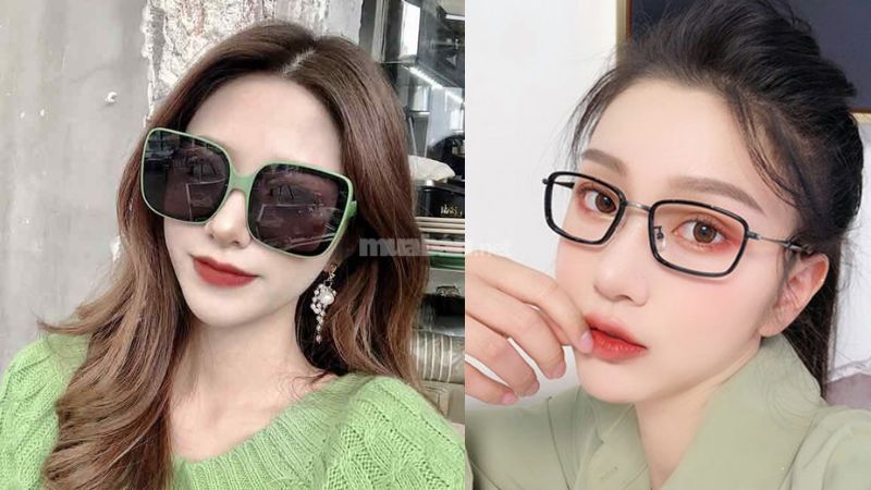 Khuôn mặt tròn: Ý nghĩa tướng số và phong cách phù hợp Kính gọng vuông và chữ nhật tạo hiệu ứng mặt dài hơn cho nữ
