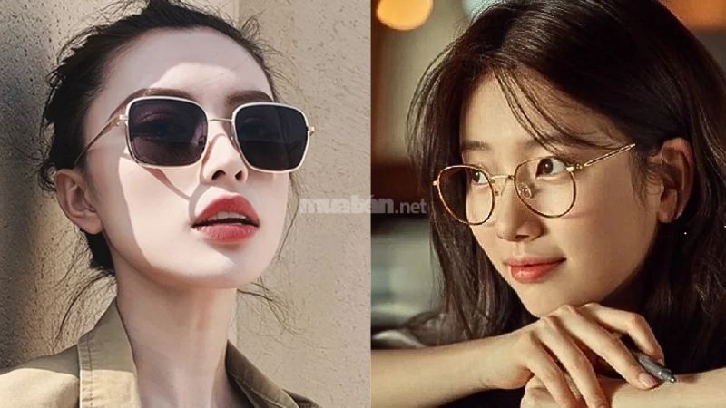 Khuôn mặt tròn: Ý nghĩa tướng số và phong cách phù hợp Kính có miếng đệm mũi là sự lựa chọn lý tưởng cho nữ mặt tròn