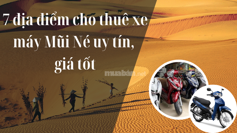 7 địa điểm cho thuê xe máy Mũi Né uy tín, giá tốt nhất 2025 thuê xe máy mũi né