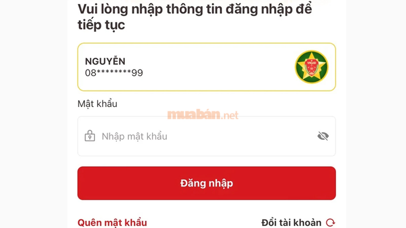 Cách tích hợp đăng ký xe vào VNeID đơn giản và nhanh chóng Đăng nhập vào ứng dụng VNeID