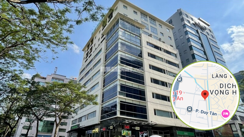 Thông tin về toà nhà Kim Ánh, số 78 Duy Tân, Hà Nội Vị trí toà nhà Kim Ánh