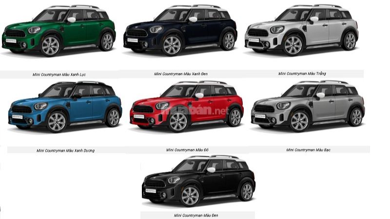 Bảng giá xe Mini Cooper cập nhật mới nhất T5/2025 Mini Cooper Countryman