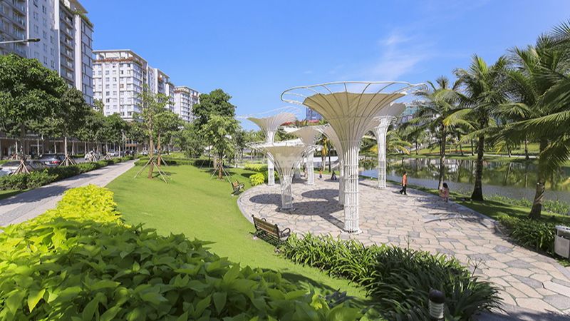 Khu đô thị Sala Quận 2 - Vị trí vàng, tiện ích đẳng cấp giữa lòng Sài Gòn Công viên thuộc khu dân cư phía Nam đường Mai Chí Thọ