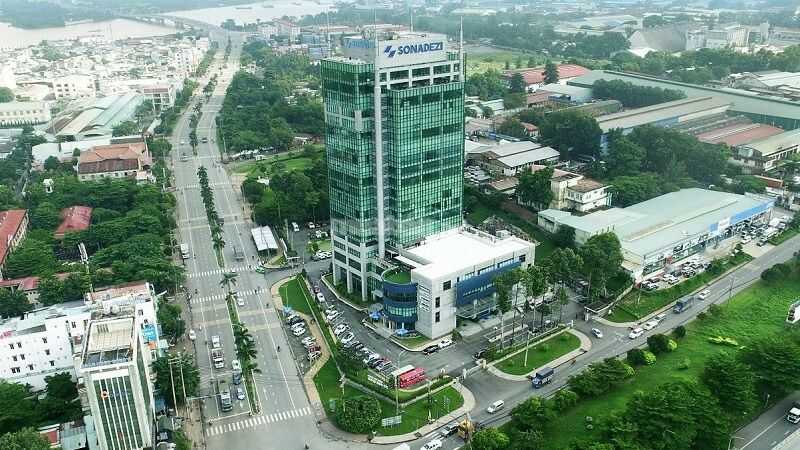 Tòa nhà Sonadezi, cao ốc văn phòng hiện đại tại trung tâm Biên Hòa Toà nhà Sonadezi