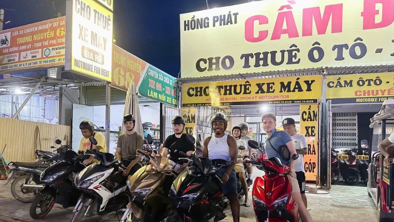 Top 10 địa chỉ cho thuê xe máy Phú Quốc chất lượng, uy tín Cửa hàng Hồng Phát cho thuê xe máy Phú Quốc