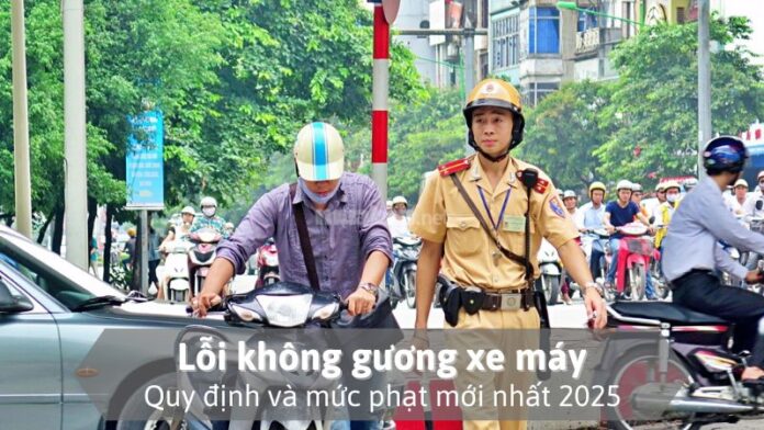 Lỗi không gương xe máy