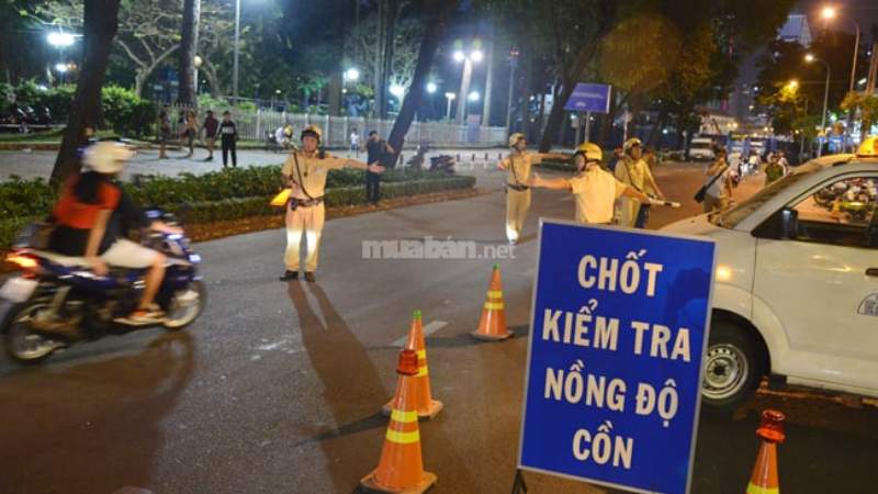 Mức phạt lỗi nồng độ cồn ô tô