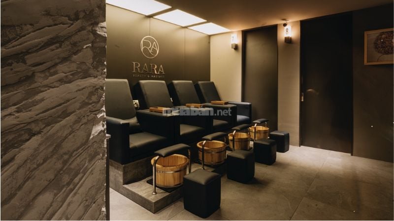 Cơ sở vật chất hiện đại tại RaRa Massage