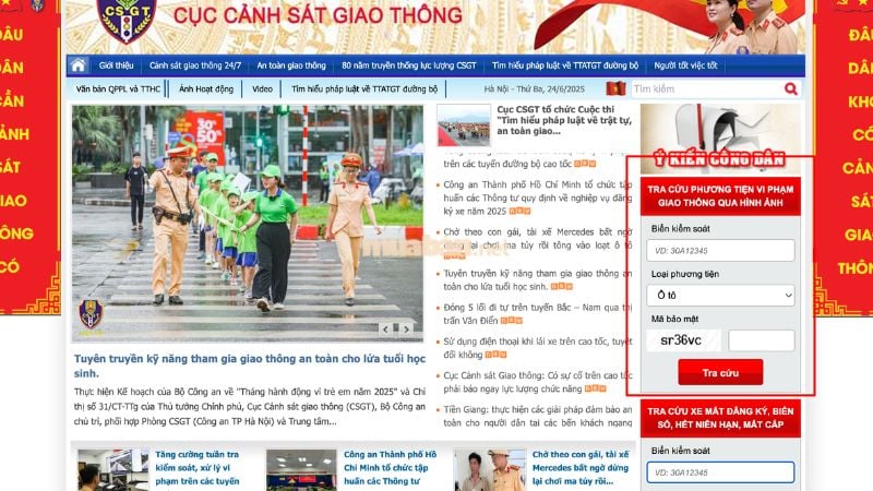 Lỗi quá tốc độ ô tô bị phạt bao nhiêu theo luật mới 2025? Kiểm tra trên Website Cục Cảnh sát giao thông