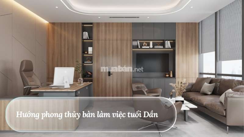 Hướng bàn làm việc phong thủy giúp tăng tài lộc và hiệu suất Hướng phong thủy bàn làm việc tuổi Dần
