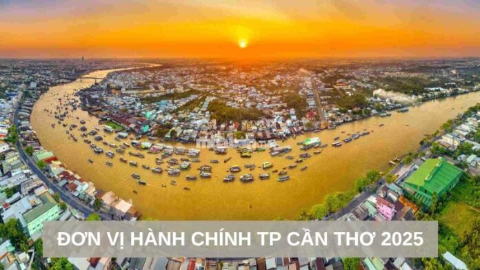 Đơn vị hành chính TP Cần Thơ năm 2025
