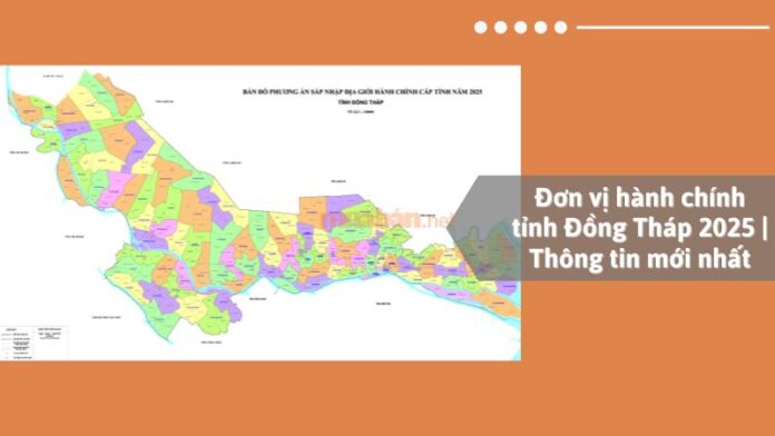 Đơn vị hành chính tỉnh Đồng Tháp 2025