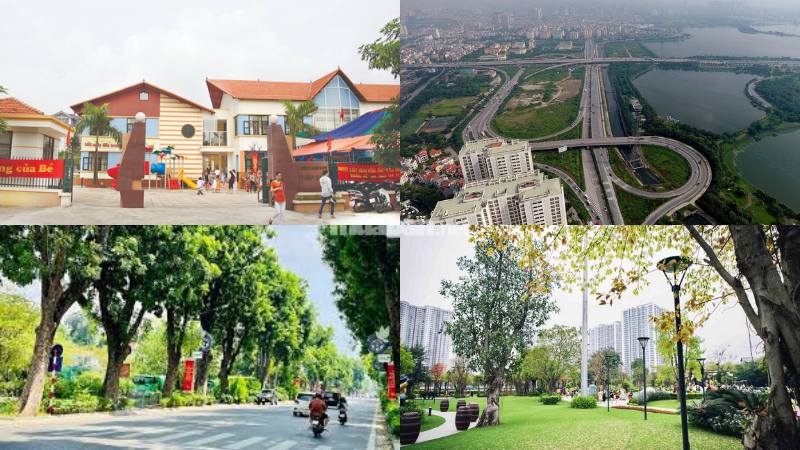 Khu vui chơi trẻ em, sân thể thao ngoài trời phục vụ nhu cầu vận động, giải trí