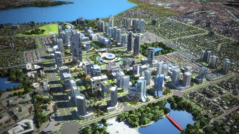 Vị trí của khu đô thị Starlake Tây Hồ Tây