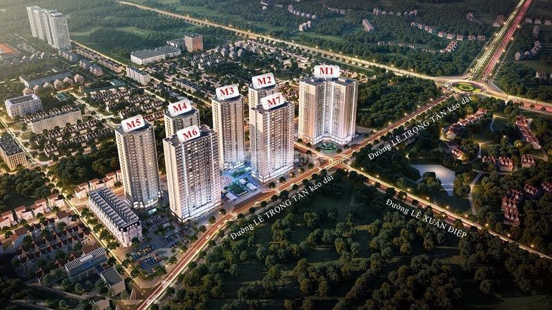 Vị trí của khu đô thị Kiến Hưng