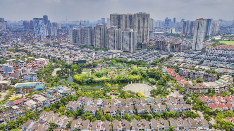 Hạ tầng của khu đô thị Văn Phú