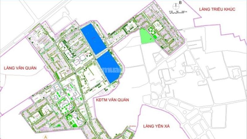Hạ tầng và quy hoạch khu đô thị Văn Quán