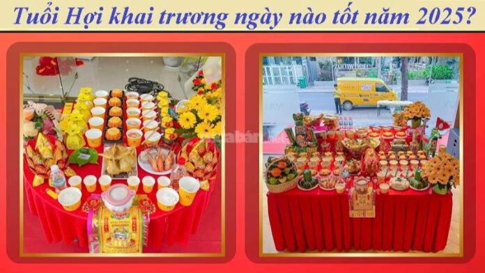 Tuổi Hợi khai trương ngày nào tốt