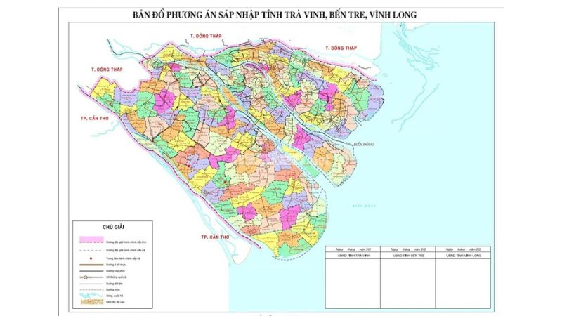 Bến Tre sáp nhập với tỉnh nào từ ngày 1/7/2025?