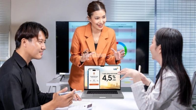 Lãi suất cho vay trung bình tại VIB