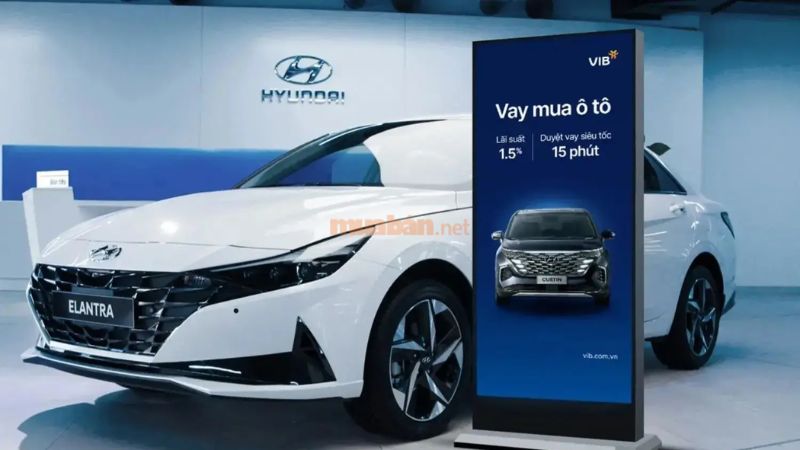 Lãi suất vay VIB mua ô tô