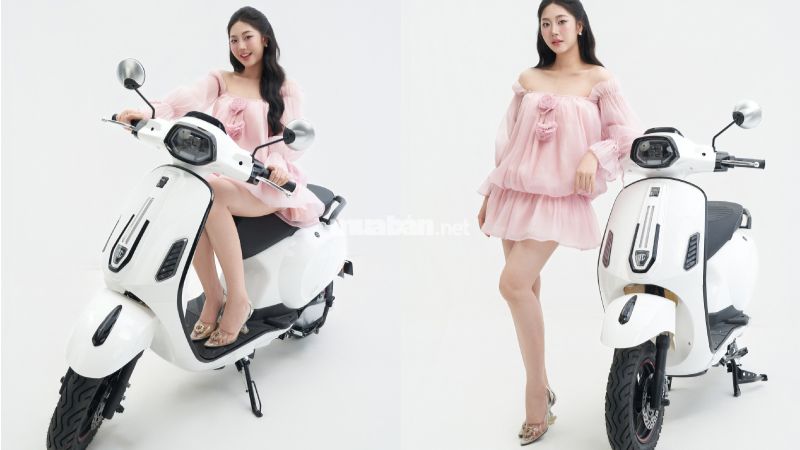 Vespa JVC V2 Pro là mẫu xe máy điện cao cấp thuộc thương hiệu JVCeco Việt Nhật
